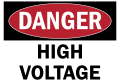 Z35-1968 Sign - Danger - High Voltage.svg