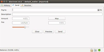 Zclassic electrum wallet (alpha version).
