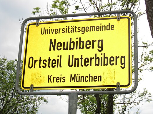 Unterbiberg is een Ortsteil van Neubiberg.