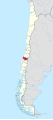 Location of the Ñuble Region