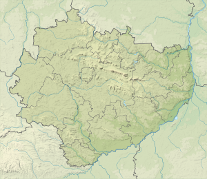 Świętokrzyskie Voivodeship Relief location map.svg