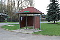 Čeština: Čekárna na autobusové zastávce v Žebicích (objekt číslo popisné 98). This file was created as a part of the photographic program of Wikimedia Czech Republic. Project: Fotíme Česko The program supports Wikimedia Commons photographers in the Czech Republic.   This photograph was taken with a Canon EOS 600D