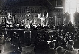 Заседание в Съборната палата (зала), 1917–1918 г.