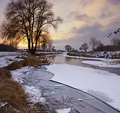 Річка Вовча взимку