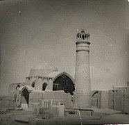 نگاره قدیمی از مسجد جامع کاشان