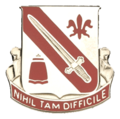 1092nd Engineer Battalion "Nihil Tam Dificile" (Nothing too difficult)