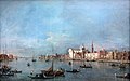 Guardi: Blick auf den Giudecca-Kanal, 1760