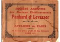 1912 - Panhard & Levassor factory managed by A. C. KREBS: Paris workshops and staff (Paris: 2000 people) (Reims factory: 800 people).