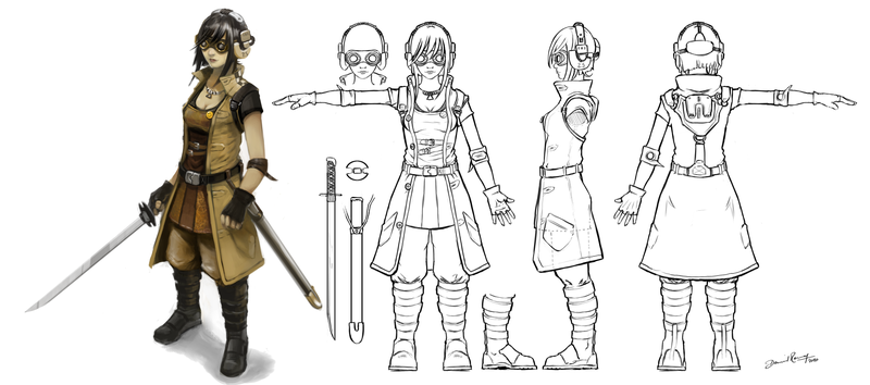 Concept Art – Characters and Props – TUXtra