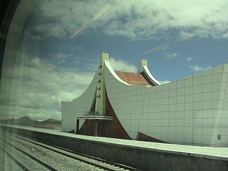 Tanggula railway station Railway station in Tibet