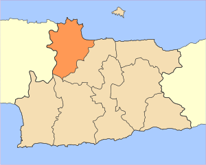 Mapa do município de Malevizi