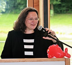 Andrea Nahles vuonna 2017