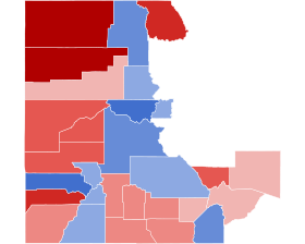 2018 Congressional election in Colorado's 3rd congressional district by county.svg
