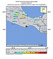 2020-06-23 Santa María Xadani, Mexico M7.4 earthquake intensity map (USGS).jpg