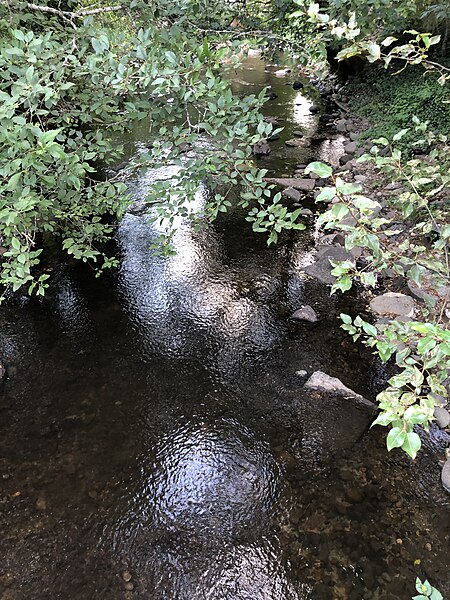 File:2022-08-23, Wilkeson Creek from Ash St, Wilkeson, Washington, 03.jpg