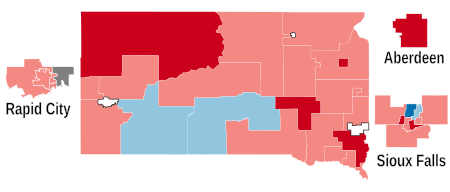 2024 South Dakota Senate election results map.svg