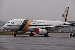 2101 Airbus A319 ( VC-1 ) Republica Federativa Do Brasil (12674772025).jpg