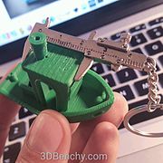 3DBenchy được đo bằng một mốc khóa giống như caliper