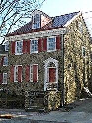 Howell House in the Colonial Germantown Historic District