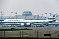 科威特政府专用的波音747-8在北京首都国际机场