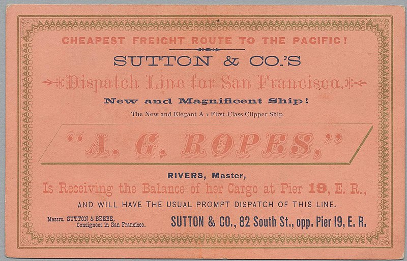 File:A. G. ROPES Clipper ship sailing card HN000350aA.jpg