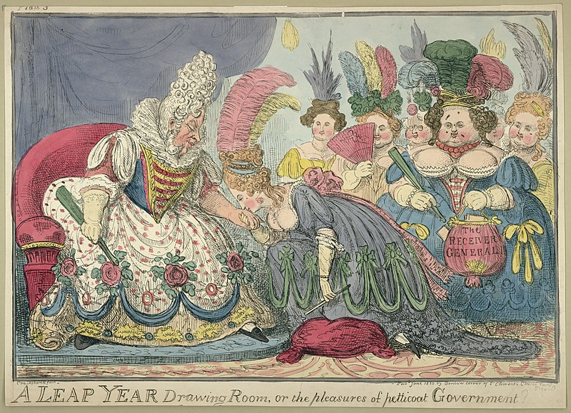 File:A leap year drawing room, or the pleasures of petticoat government - Cruikshank fecit. LCCN2002719722.jpg