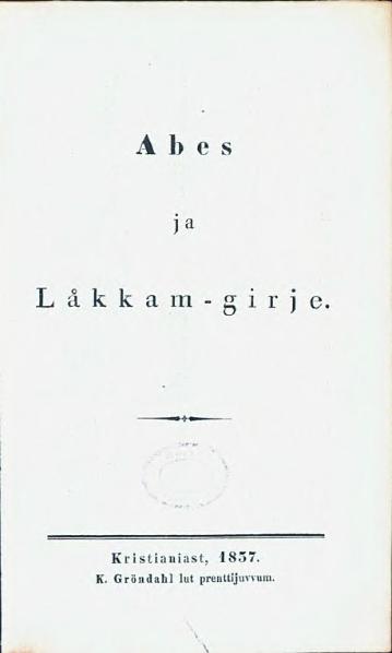 File:Abbes ja Låkkam-girje.djvu