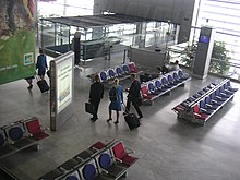 Innenansicht des Terminals