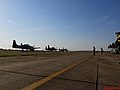 Academia da força Aérea (AFA) em Pirassununga-SP. Domingo Aéreo 2015. Em destaque os aviões EMBRAER A-29 da Esquadrilha da Fumaça, taxiando para a segunda apresentação no Domingo Aéreo no retorno - panoramio (3).jpg