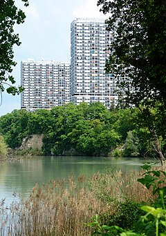 Cité du Lignon (Genève), 1962-71. Architecte: Georges Addor