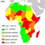 Miniatura para Lista de países da África por PIB