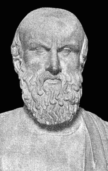 Bust of Aeschylus from the Capitoline Museum