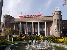 Ankara railway station Ankara Train Station.JPG