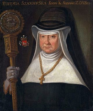 <span class="mw-page-title-main">Abbess</span> Female superior of a community of nuns, often an abbey