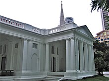 Armenian Church (built 1835) is the oldest church in Singapore. Armenian Church 5, Singapore, Jan 06.JPG