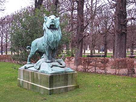 Auguste Cain - Le Lion de Nubie et sa Proie 2.JPG