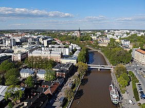 Aura River in central Turku