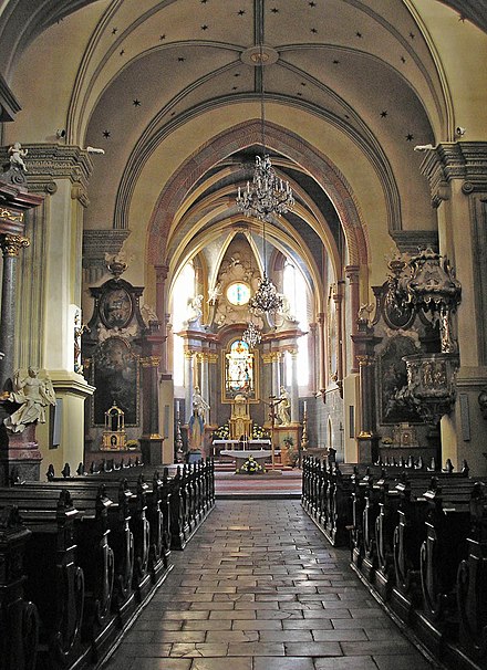 Franciscan church, interior