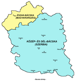 Bácska részei