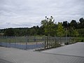 Beachvolleyballfeld beim FSV-Treff in Bahnbrücken