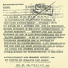 Telegram announcing the formation of the Deutsche Bundesbahn Bahndienstfernschreiben.jpg