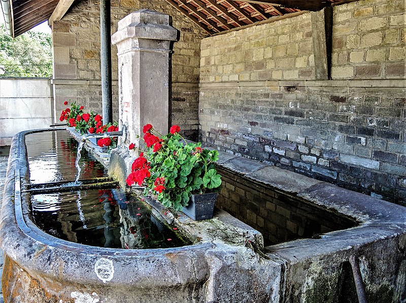 File:Bassins de la fontaine-lavoir du quartier du Faubourg. Quers.jpg