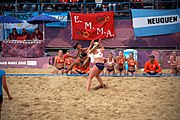 Deutsch: Beachhandball bei den Olympischen Jugendspielen 2018; Tag 5, 10. November 2018; Mädchen, Hauptrunde - Chinese Taipei (Taiwan)-Niederlande 1:2 English: Beach handball at the 2018 Summer Youth Olympics at 11 October 2018 – Girls Main Round – Chinese Taipei (Taiwan)-Netherlands 1:2