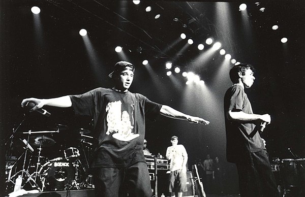 Beastie Boys at Club Citta Kawasaki, Japan, on the Check Your Head tour, 1992