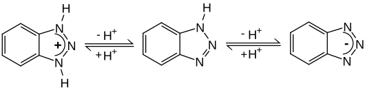 Protolysegleichgewichte von 1H-Benzotriazol