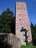 Donjon des ruines du château de Mandelberg