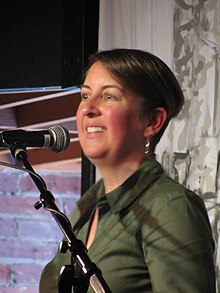 Bernadette Geyer reading at Iota Poetry Series, 2013