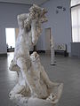 A Fountain in the shape of a satyre, in the Bode Museum