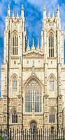 The perpendicular west towers of Beverley Minster (c. 1400)