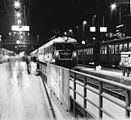 7. KWDer EuroCity-Fernreisezug Transalpin der ÖBB mit einem Triebwagen der Reihe 4010 im Bahnhof Basel SBB im Jahr 1970.